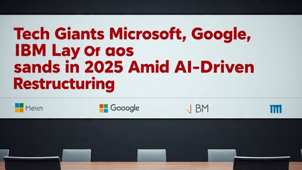 Tech Giants Shift: 5 Shocking Layoff Insights 2025