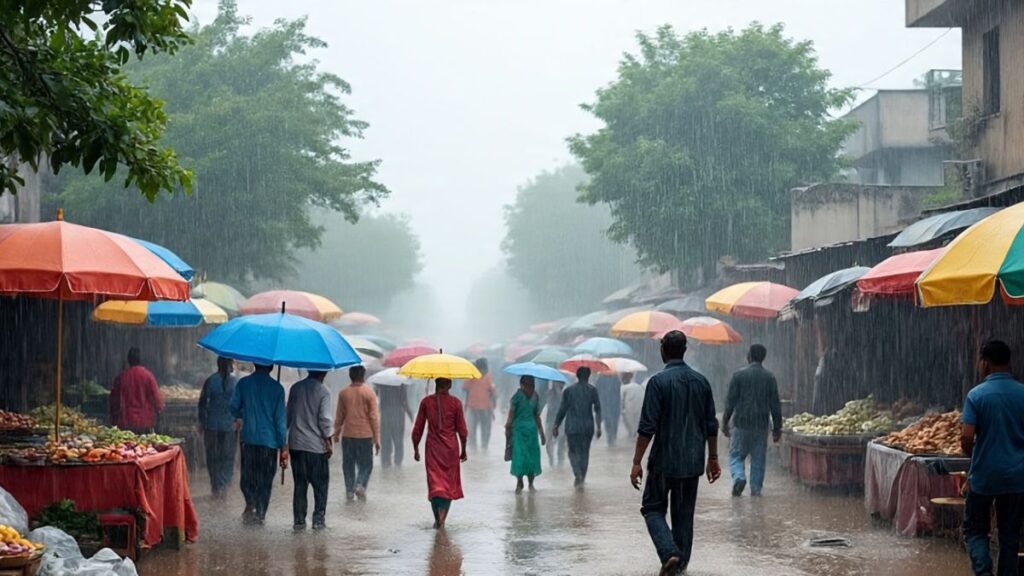 Severe Rainfall Top 5 Alert in North India