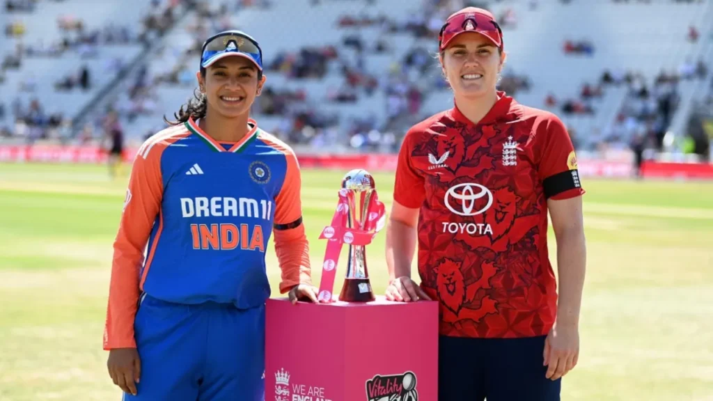 England vs India Women's T20I 2025: Mandhana Leads India as Harmanpreet Sits Out, England Opt to Bowl