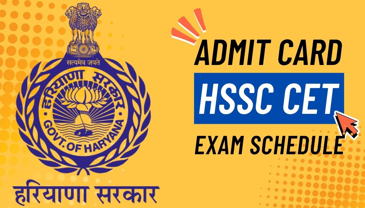 HSSC CET Admit Card