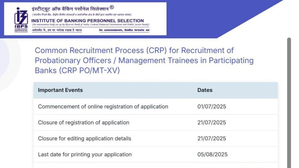 IBPS Recruitment 2025: 5,000+ Exciting Bank Jobs