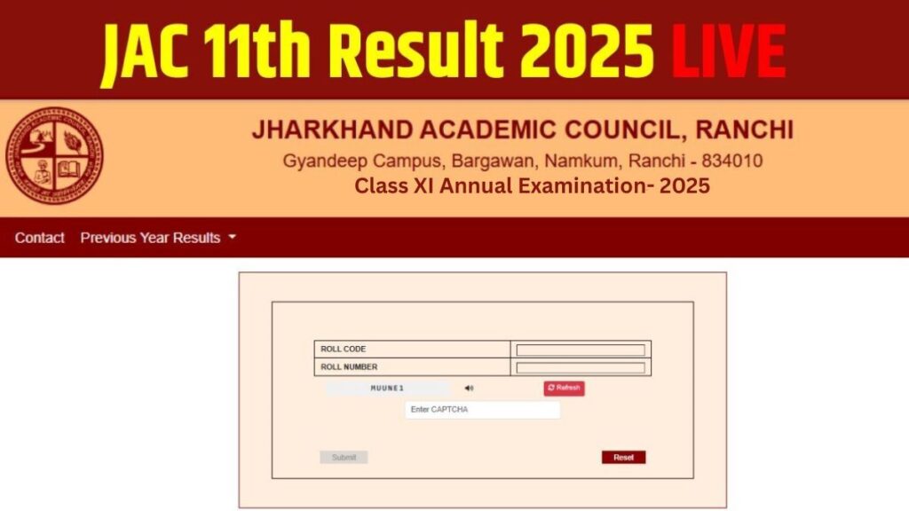 JAC Class 11th Result 2025 highlights Simdega district, celebrating 5 epic achievements by girls with a high pass percentage and academic excellence.