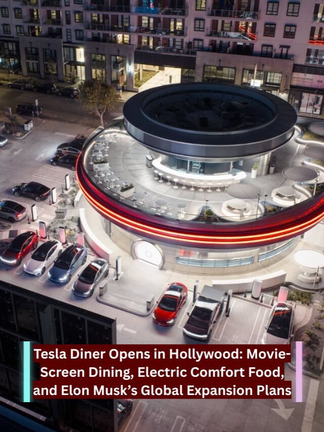 Elon Musk’s Tesla Diner Opens in Hollywood: A 24/7 Sci-Fi Drive-In With Charging Stations, Comfort Food, and Robots