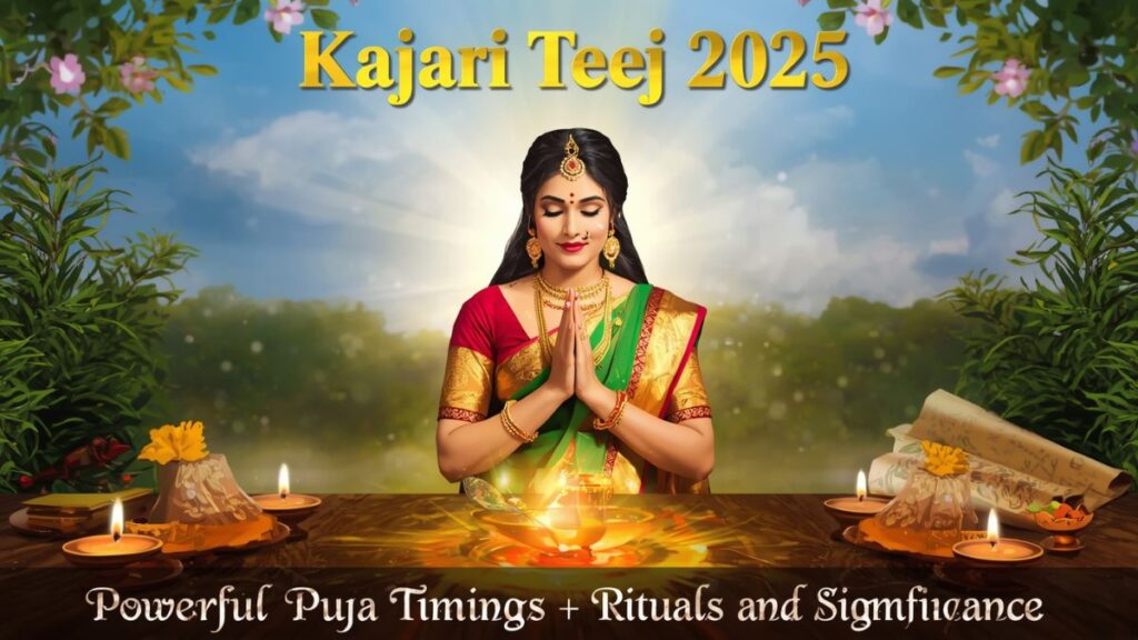 Auspicious Kajari Teej 2025: Powerful Puja Timings, Rituals & Significance for Marital Bliss