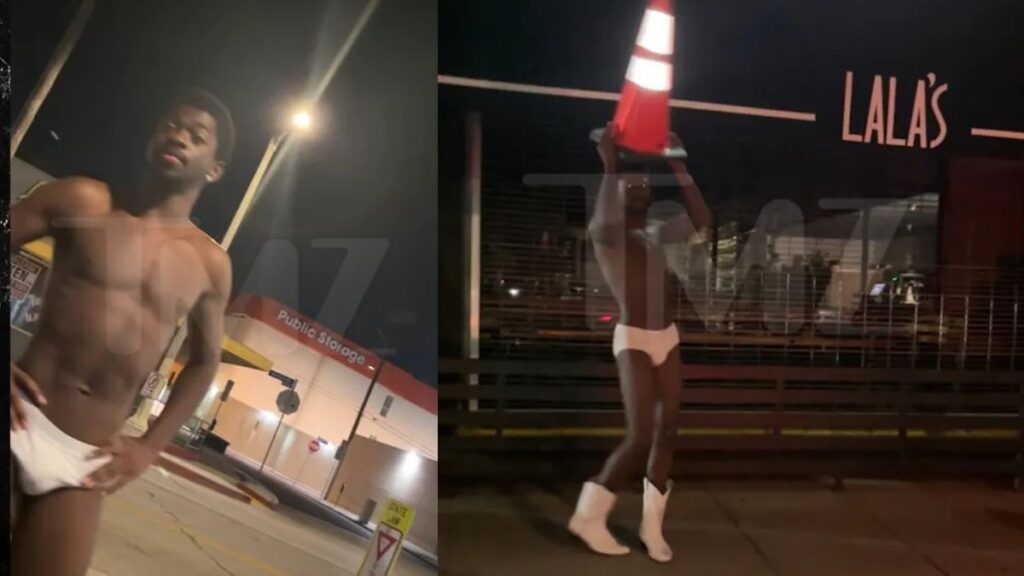 Lil Nas X Stirs Hope After Surreal L.A. Underwear Incident Leads to Hospital Stay