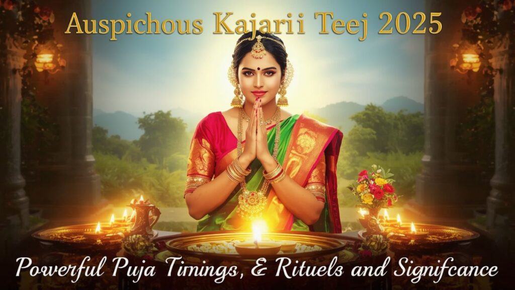 Auspicious Kajari Teej 2025: Powerful Puja Timings, Rituals & Significance for Marital Bliss