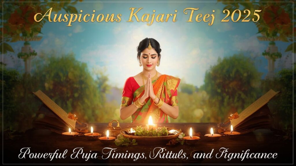 Auspicious Kajari Teej 2025: Powerful Puja Timings, Rituals & Significance for Marital Bliss