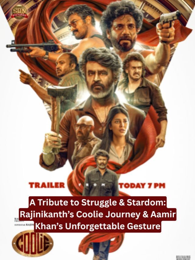 Rajinikanth’s Coolie Days, Aamir’s Respect & a Hug That Melted Millions: A Night to Remember in Chennai