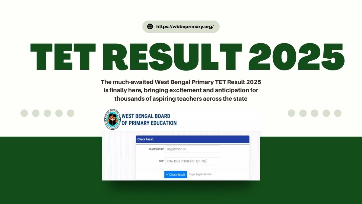 Exciting Primary TET 2025 Results: WB Declares Today