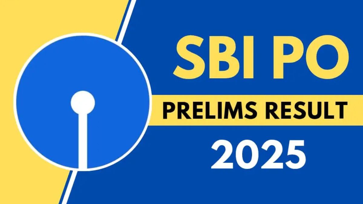 SBI PO Prelims Result 2025