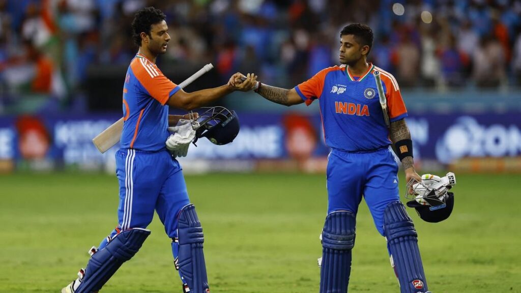 Kuldeep, Axar & Abhishek 