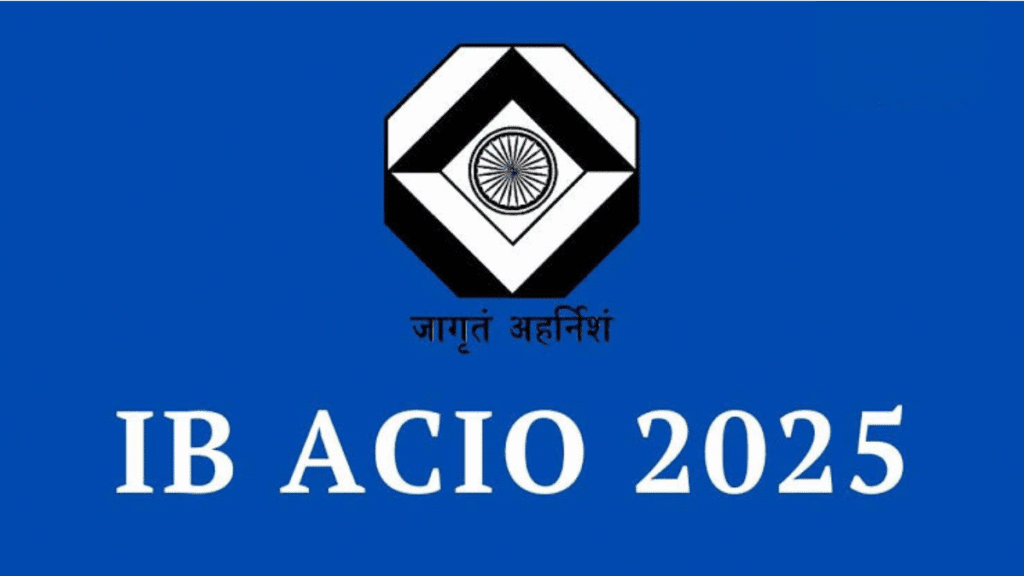 IB ACIO City Intimation Slip 2025 Released