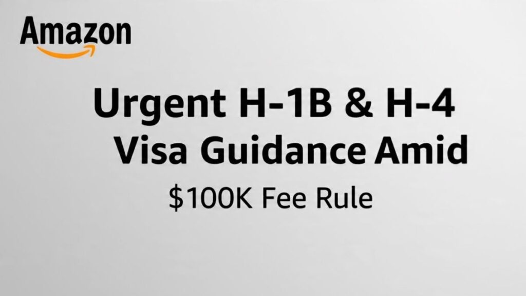 Amazon Assures Safety: 5 Key H-1B Visa Powerful Updates