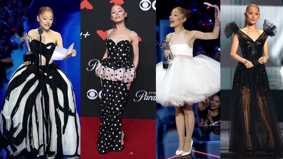 Ariana Grande Shines: 4 Stunning VMAs 2025 Looks