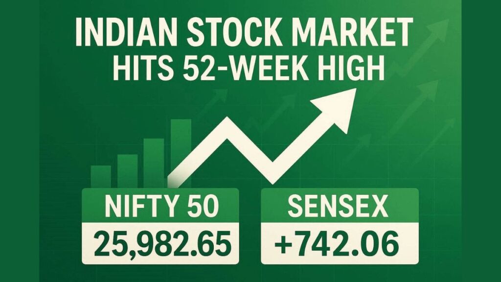 Nifty 50 Near 26000 5 Strong Reasons for Market Joy