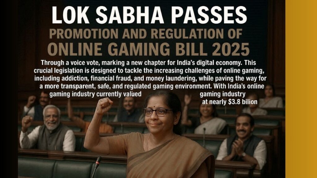 Regulation of Online Gaming Bill 2025 Big Boost