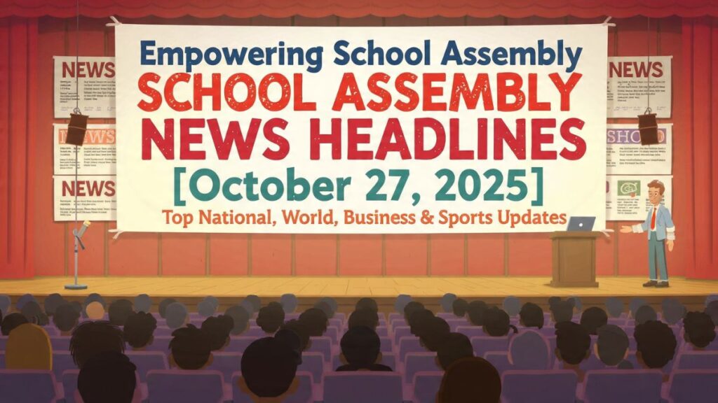 School Assembly News Headlines 2025 7 Inspiring Updates