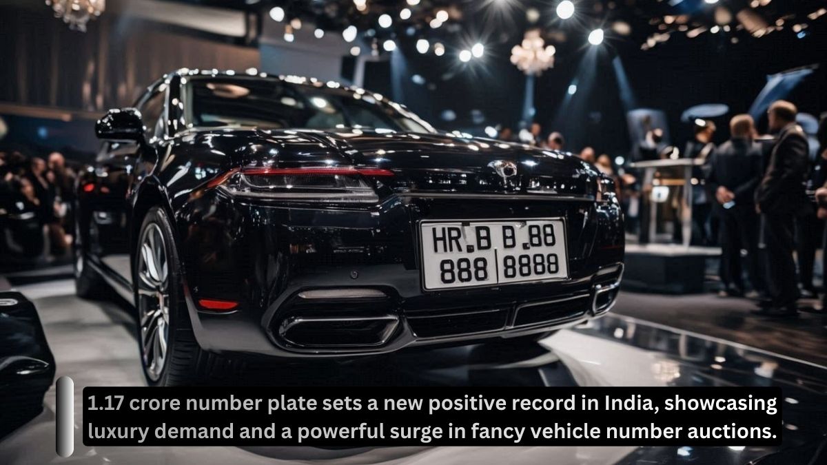 1.17 Crore Number Plate Sets a New Record Epic Win