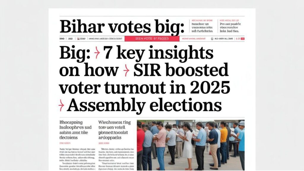 Bihar Votes Big 7 Powerful Insights Driving Record Turnout