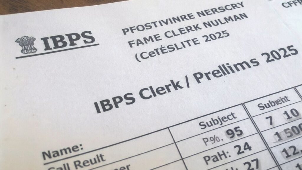 IBPS Clerk Prelims Result 2025 5 Epic and Positive Updates