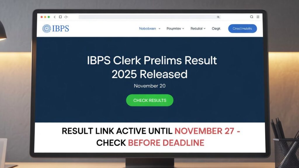 IBPS Clerk Prelims Result 2025 5 Epic and Positive Updates