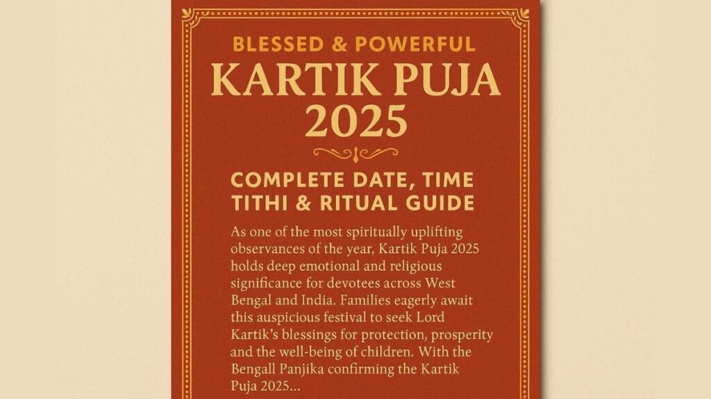 Kartik Puja Rituals 2025 Powerful & Blessed Guide