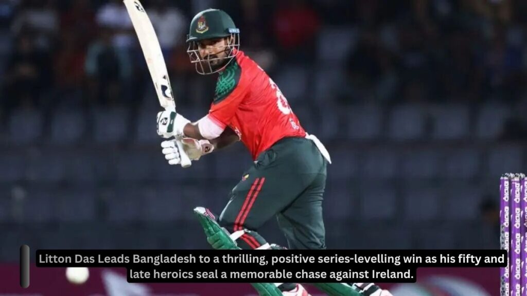 Litton Das Leads Bangladesh 3 Epic Joy Win Today!