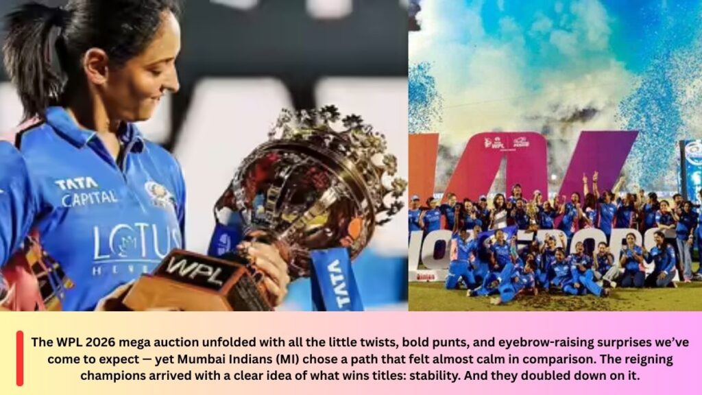 MI Full Squad WPL 2026: Power-Packed Top 10 Update