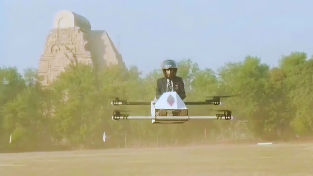Medhansh Trivedi’s 1st Powerful Human Drone Success