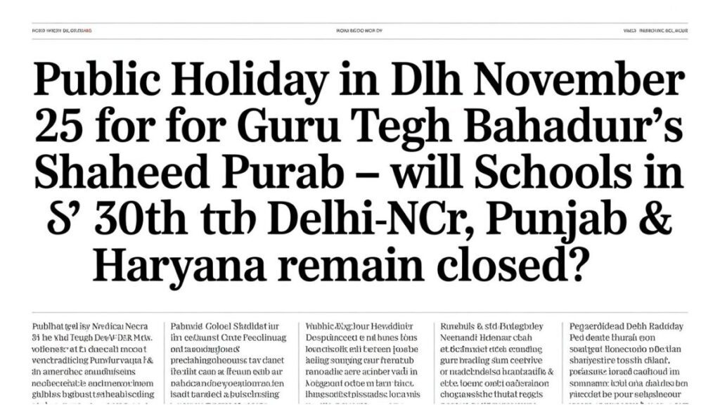 Public Holiday in Delhi 5 Inspiring Highlights