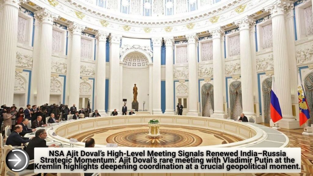 NSA Ajit Doval Meets Vladimir Putin 5 Powerful Bright Wins