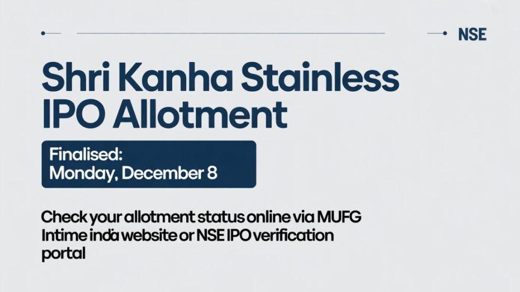Shri Kanha Stainless IPO Allotment 3 Good Wins