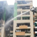 Heroic Rescue in Ghaziabad High-Rise Fire Massive Blaze at Gaur Green Avenue Sparks Safety Concerns