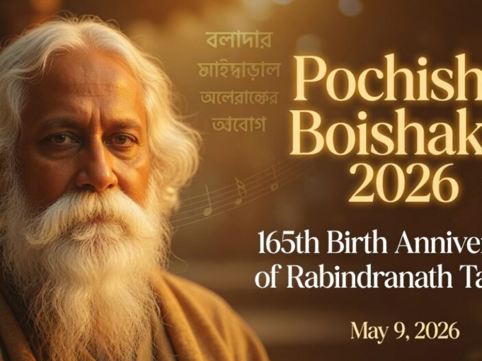 Pochishe Boishakh 2026 Celebrating Rabindranath Tagore Jayanti on May 9