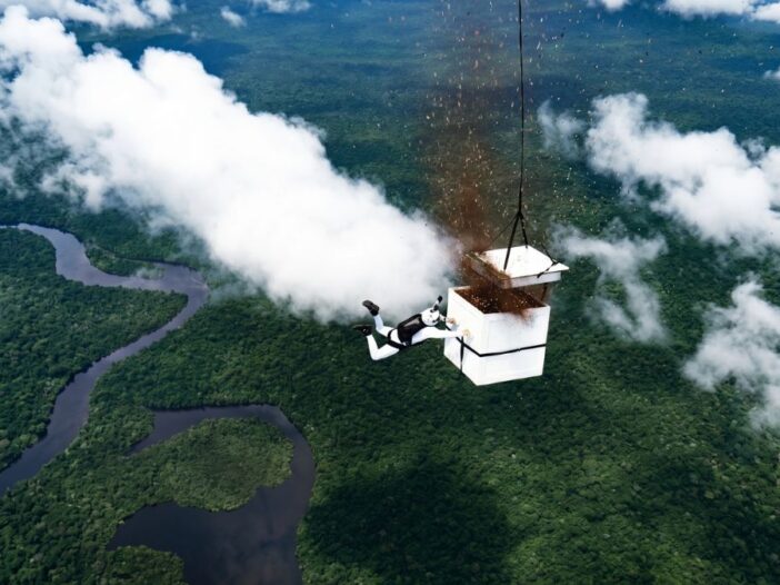 A Brazilian skydiver drops 100 million seeds to help regrow the Amazon Rainforest