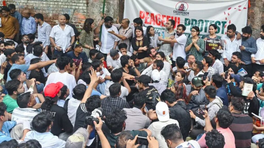 Cockroach Janta Party Protest Unites 1,000+ Youth for Powerful Education Justice