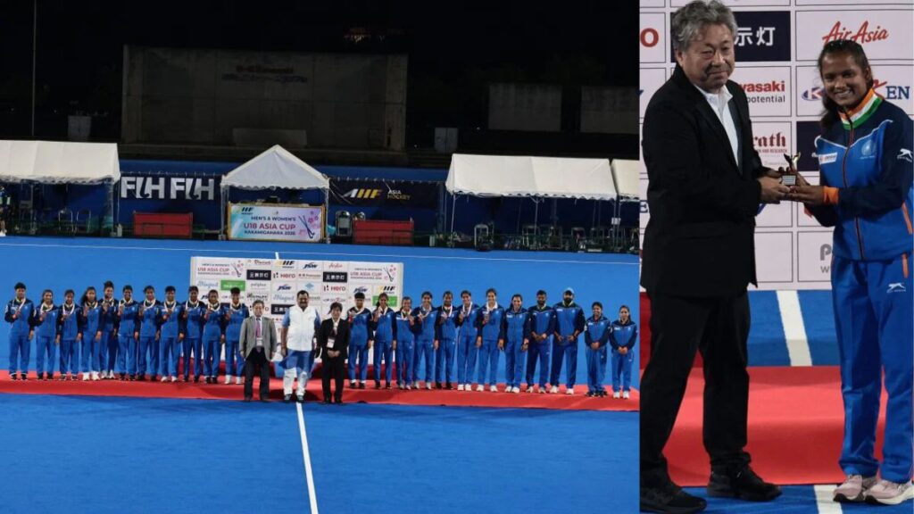 U18 Hockey and Women's Football Champions on the Same Day India's Golden Day