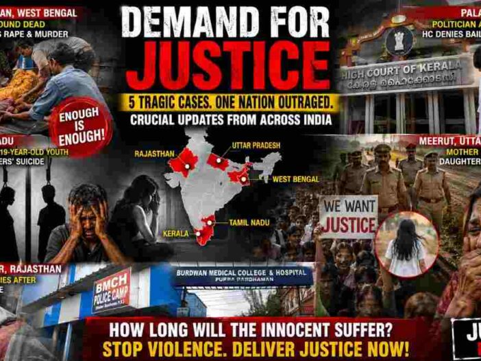 Demand for Justice Five Cases Across India Spotlight Violence Against Women and Girls