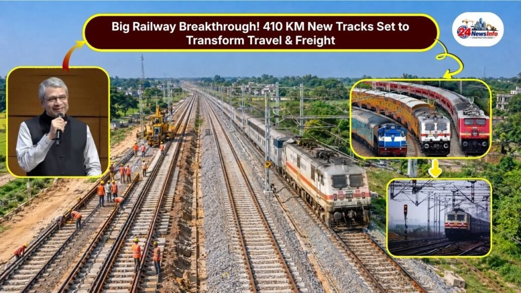4 Railway Multitracking Projects Spark Huge Hope Worth ₹9,450 Crore  410 km New Tracks Across 4 States