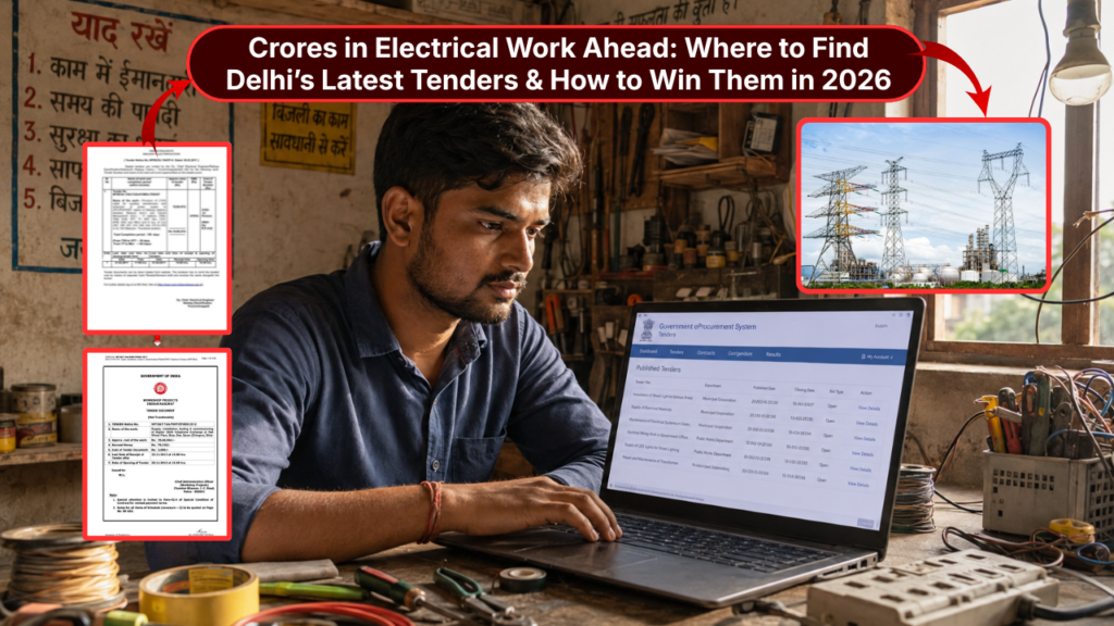 Electrical Work Tenders in Delhi 2026