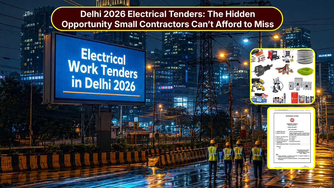 Electrical Work Tenders in Delhi 2026