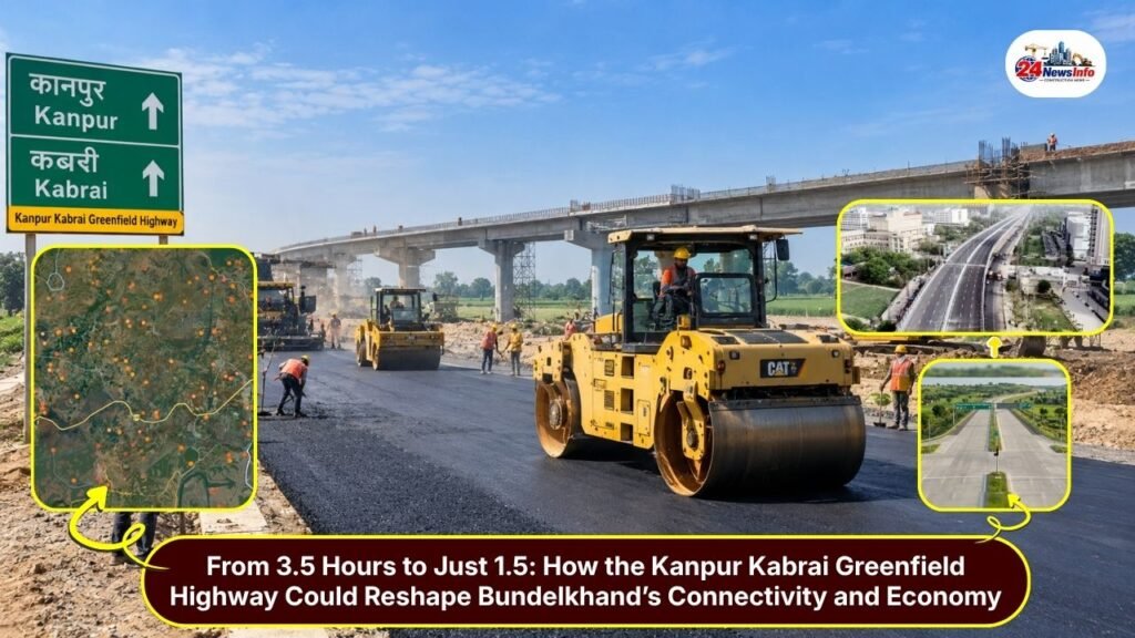 Kanpur Kabrai Greenfield Highway New ₹7,145 Crore Corridor, Journey Now in Just 1.5 Hours