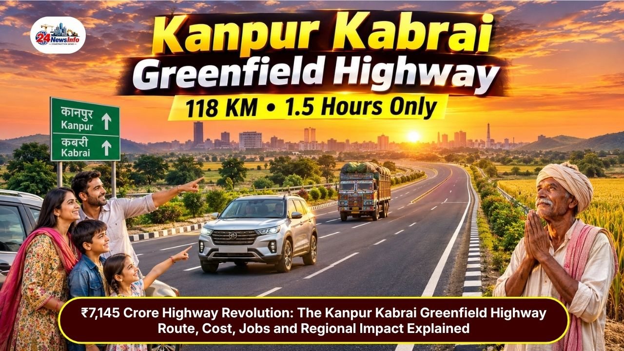 Kanpur Kabrai Greenfield Highway New ₹7,145 Crore Corridor, Journey Now in Just 1.5 Hours