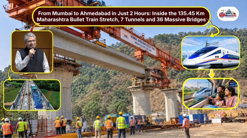 Mumbai Ahmedabad Bullet Train Maharashtra Section 135 km Work Speeds Up Common Peoples Lives Will Change