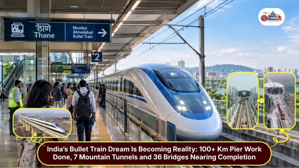 Mumbai Ahmedabad Bullet Train Maharashtra Section 135 km Work Speeds Up Common Peoples Lives Will Change
