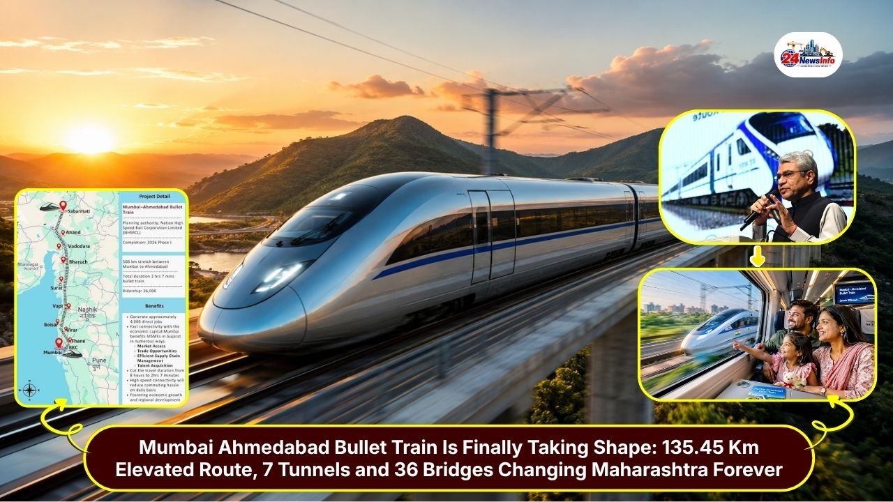 Mumbai Ahmedabad Bullet Train Maharashtra Section 135 km Work Speeds Up Common Peoples Lives Will Change