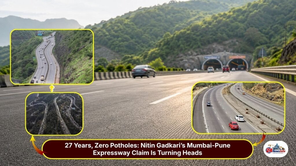Mumbai Pune Expressway Still Pothole Free After 27 Years, Nitin Gadkari Makes Big Claim