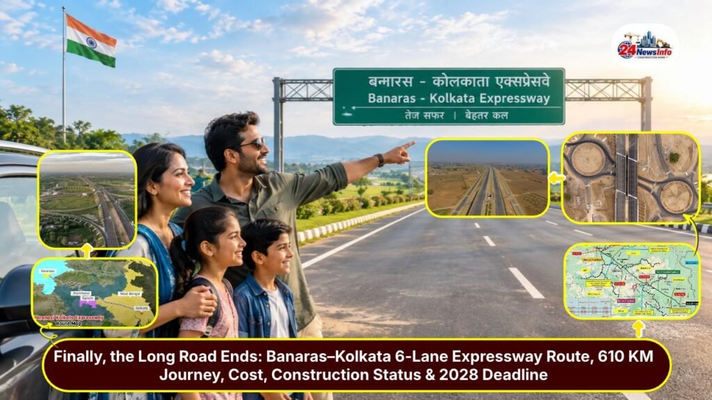 Banaras Kolkata 6 Lane Expressway Route, Cost, Latest Update and Benefits