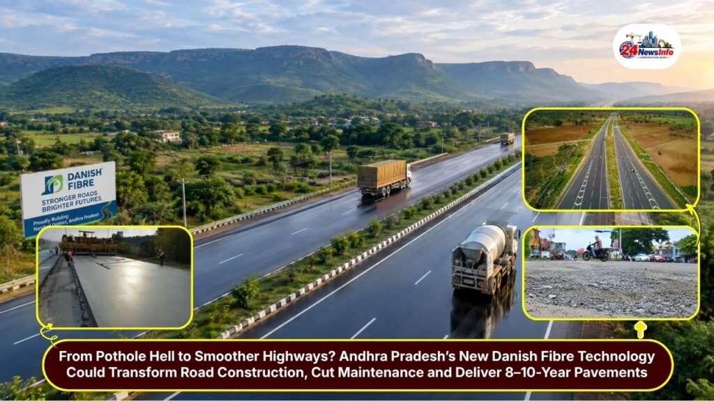 Danish Fibre Technology Roads Andhra Pradesh 5X Wow! A New Hope for Pothole-Free Roads