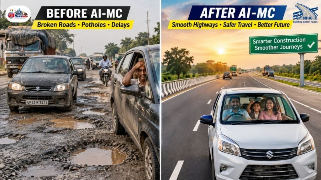 NHAI AI-MC Mandate AI Enters Highway Construction Now Compulsory for Projects Over 20 km
